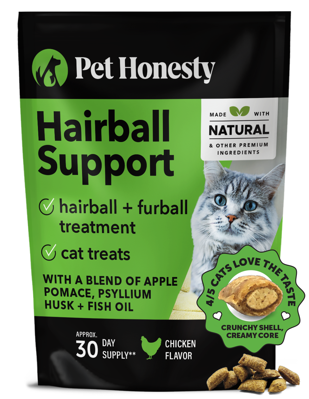 Cat Hairball Supplement Chicken Flavor