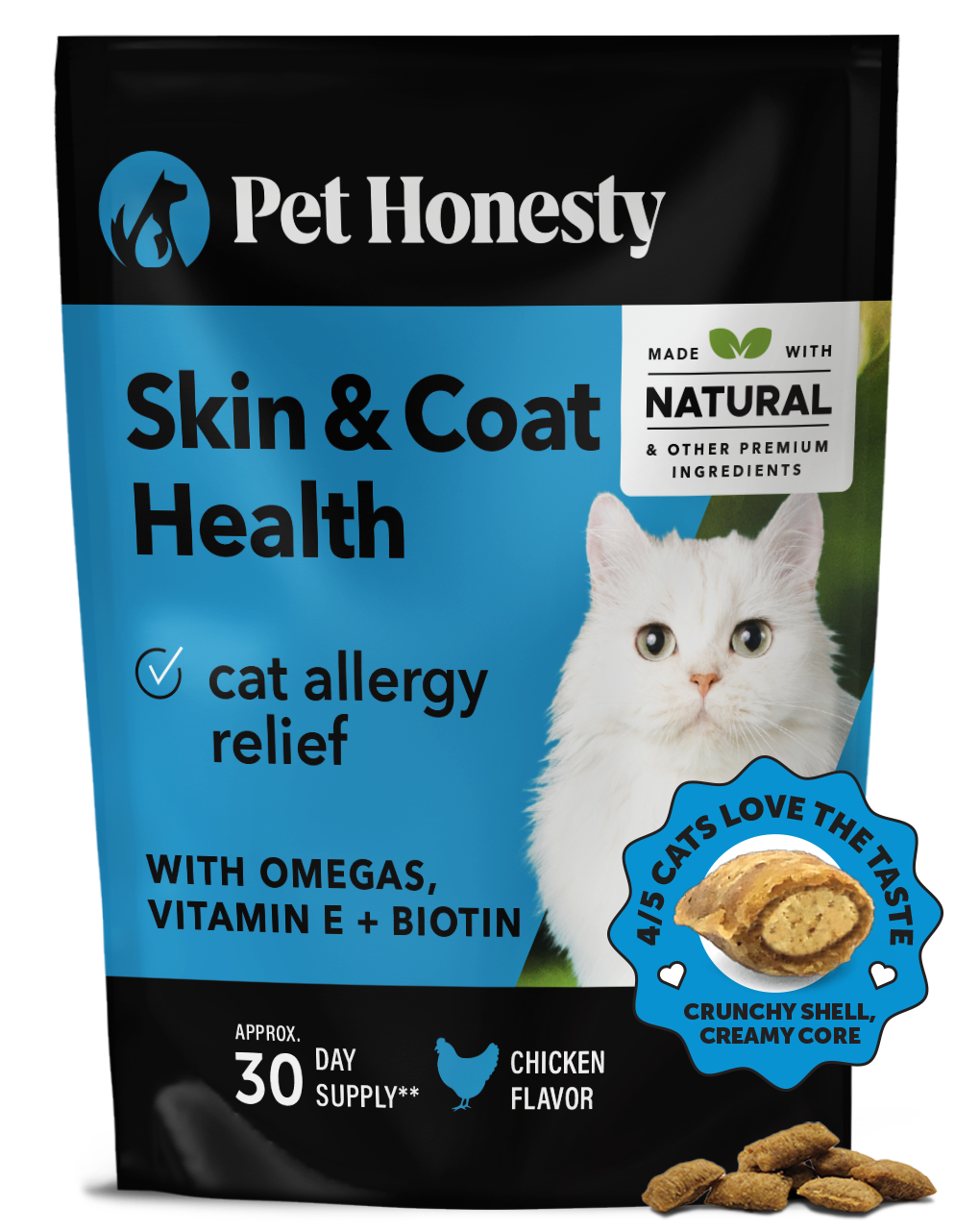 Cat treats for skin hotsell and coat