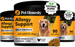 Allergy Support Max Strength 3-Pack (Chicken Flavor)