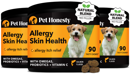 Allergy Skin Health 3 Pack Salmon Flavor Pet Honesty