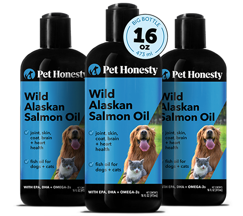 Wild Alaskan Salmon Oil 3-Pack (48 Ounces) | For Dogs and Cats | Pet ...