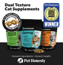 Dual Texture Hip & Joint Supplement for Cats (Chicken Flavor) Single PetHonesty Cat Hip & Joint Health dual-textured